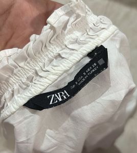 Zara Poplin Top