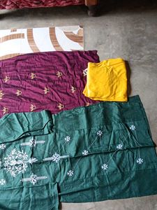 2 kurti onek laggings combo