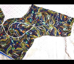 floral embroidery Blouse