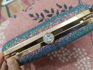 Glitter Multicolour Clutch
