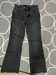 Bootcut Charcoal Colour Jeans