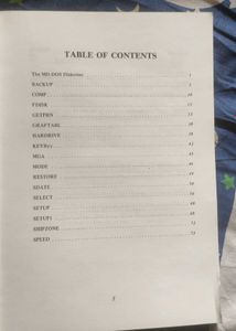 Ms Dos User Guide