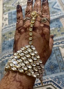 Statement Hand Harness with Stones