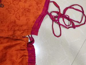 Max Pink And Orange Skirt