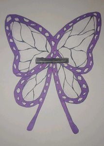 Shinibu Kocho Butterfly Hairclip 🦋💜
