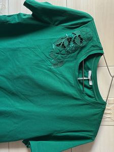 Elegant Deep Green T-shirt