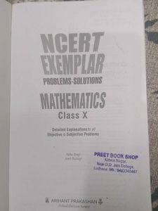 Ncert EXEMPLAR CLASS 10TH Problems - Solutions