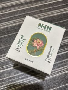 N4N Lotus & Vetiver Face Cleanser – 75g🌿