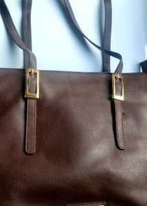 Casual Hand Bag For Women Coffee Brown Colour