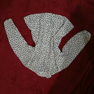 Cute Office Wear Printed Formal Top Women