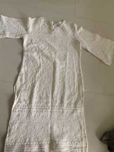 Chikankari White Kurta