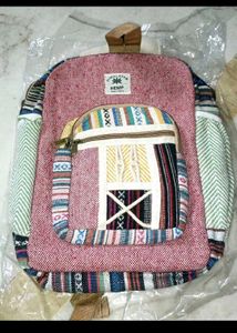 College Office Bag Himalayan Hemp Backpack