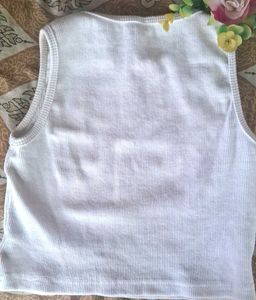 Cute White Tank Top
