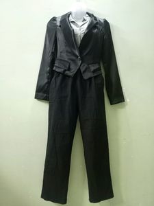 Black Crop Blazer