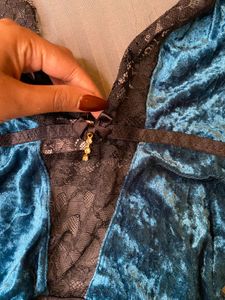 sexy Velvet Lace Bodysuit