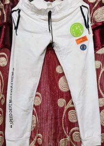 White Joggers