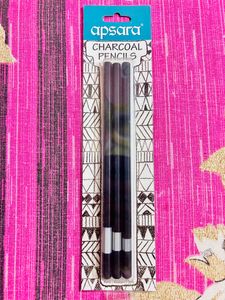 Apsara Charcoal Pencils (Set Of 3)