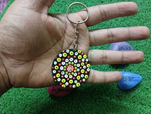 Handmade Painted Keychain