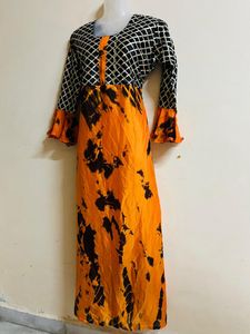 Korean Designer Festive Wear Long Gown