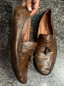 Brown Leather Loafers