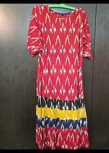 Red A-Line Dress