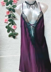 🎁Buy Two Get One Item Free🎁Silky Lace Nightgown