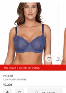 Periwinkle Blue Lace Bra