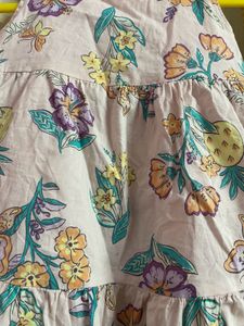 Floral Sundress with Ruffle Hem
