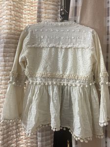 Embroidered Shrug