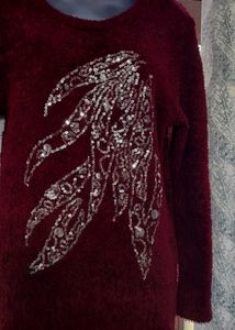 Nice Condition Woolen Sweatshirt, Pullover Top