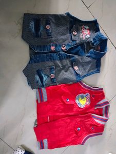 1to6 month Kids Dress With Combo Jecket