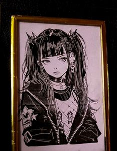 New  Aesthetic Anime Girl Photo Frame