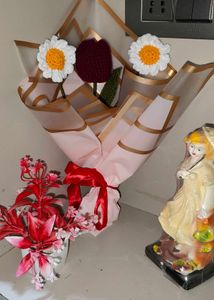 Tulip With Daisy Flower Bouquet