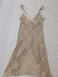 Semi sheer Full Lace Dress