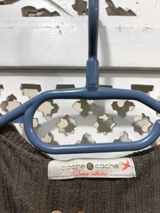 🎀 Imported Ruffled Brown Cardigan B