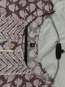 Daily Wear Wine Colour Kurti