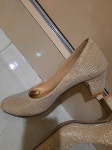 Elegant Gold Heels