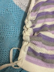 Striped Knit Tank Top