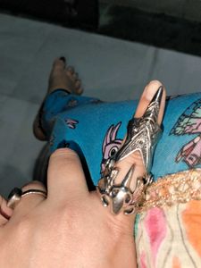 Statement Gothic Finger Ring