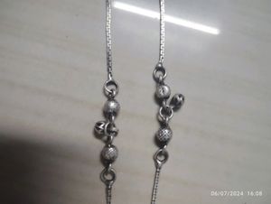 Pure Silver Anklet Used