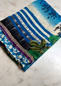 Brand New Saree  Blue Colour                                            No Coins ❌ No Swap❌ Only Cash Available ✅