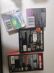 Packets Of Condoms All New.. Durex, Manforce Playg