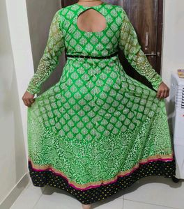 Round Cut Designer Aster Anarkali