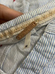 Pintresty LadybugPrint Striped Blouse