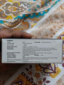 Boat Earbuds and Powerbank Combo