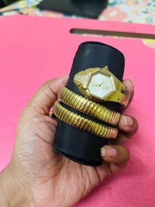 Just Cavalli Gold-Tone Watch