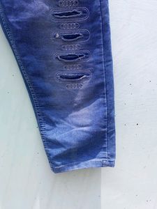Cotten Blend Half Jeans 👖
