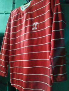 Striped Long Sleeve Sweatshirt