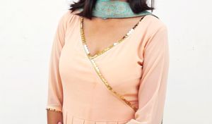 Peach Kurti Or Frock