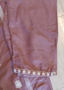 Mauve Embroidered Salwar Kameez Suit
